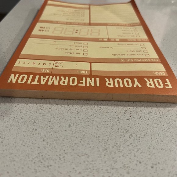 Knock Knock FYI Notepad - Picture 2 of 2